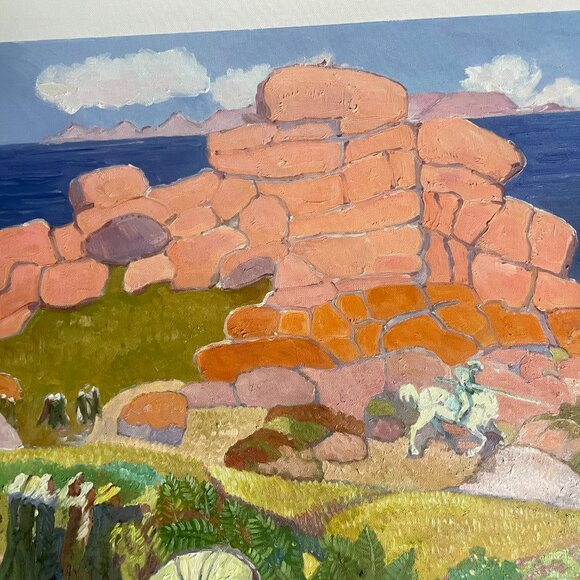 Oil paintings depicting coastal mythology, folk customs, and passersby! - Picture 2 of 7